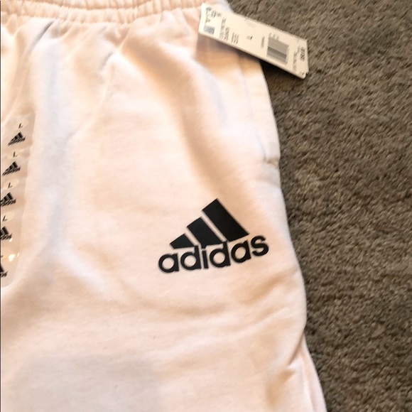 NWT Mens Adidas Essential Fleece Joggers - Picture 5 of 10